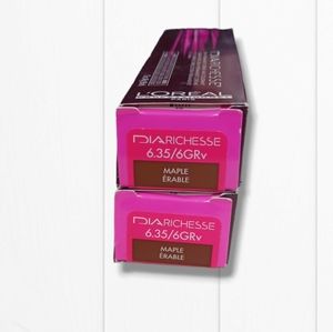 L'Oreal Professionnel DIARichesse 2 Tubes Ammonia-Free 6.35/6GRv Maple